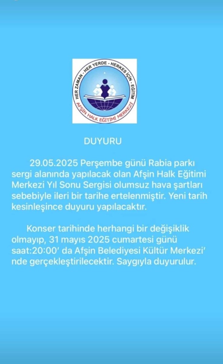 Afşin Halk Eğitimi Merkezi/KAHRAMANMARAŞ (@afsinhem) on Twitter photo 