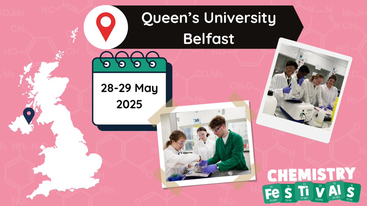 Salters' Institute (@salters_inst) on Twitter photo This week, we have been at <a href="/QUBelfast/">Queen's University Belfast 🎓</a> for more Festivals of Chemistry Discovery Days! Two days of students having the opportunity to complete a practical in a University lab and learn about a range of careers involving chemistry 💊🧪📝 This week, we have been at <a href="/QUBelfast/">Queen's University Belfast 🎓</a> for more Festivals of Chemistry Discovery Days! Two days of students having the opportunity to complete a practical in a University lab and learn about a range of careers involving chemistry 💊🧪📝