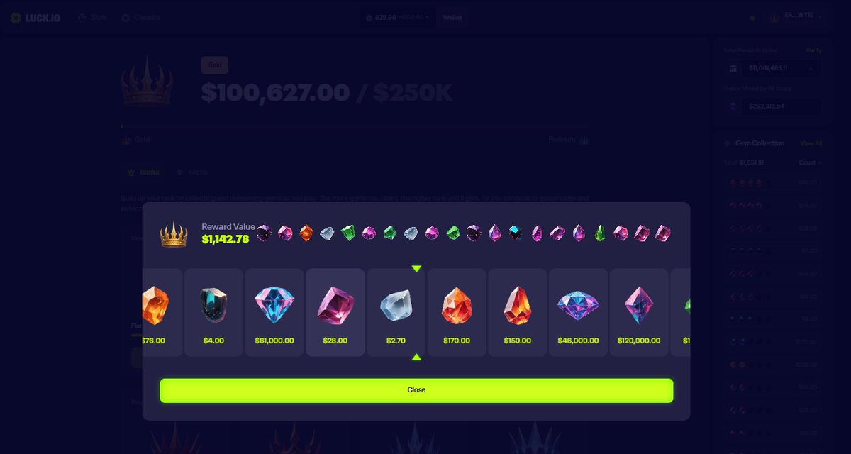 cozypront's tweet photo. Just ranked up on @luckio and got $1100

Going to share some with a few winners that Like &amp; RT this post https://t.co/7wMK8ZVUxr