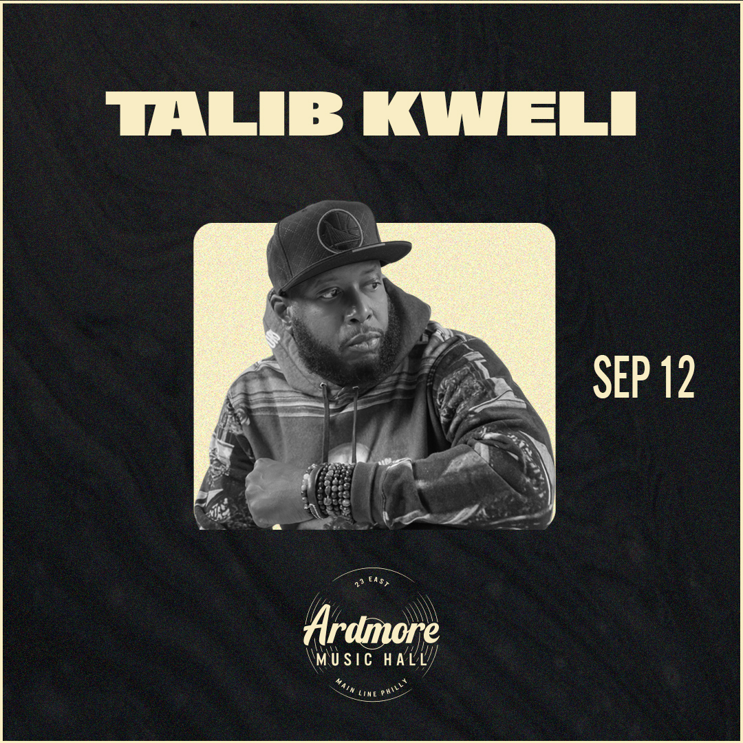 Socially conscious and lyrically gifted, Talib Kweli pulls up to Philly once more on 9/12 🧠🎤

🎟️ tixr.com/pr/social/1447…