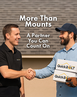 Trusted by installers for proven mounts, honest answers, and reliable support. We solve common problems in smarter ways, ensuring products get it right the first time. #QuickBOLT