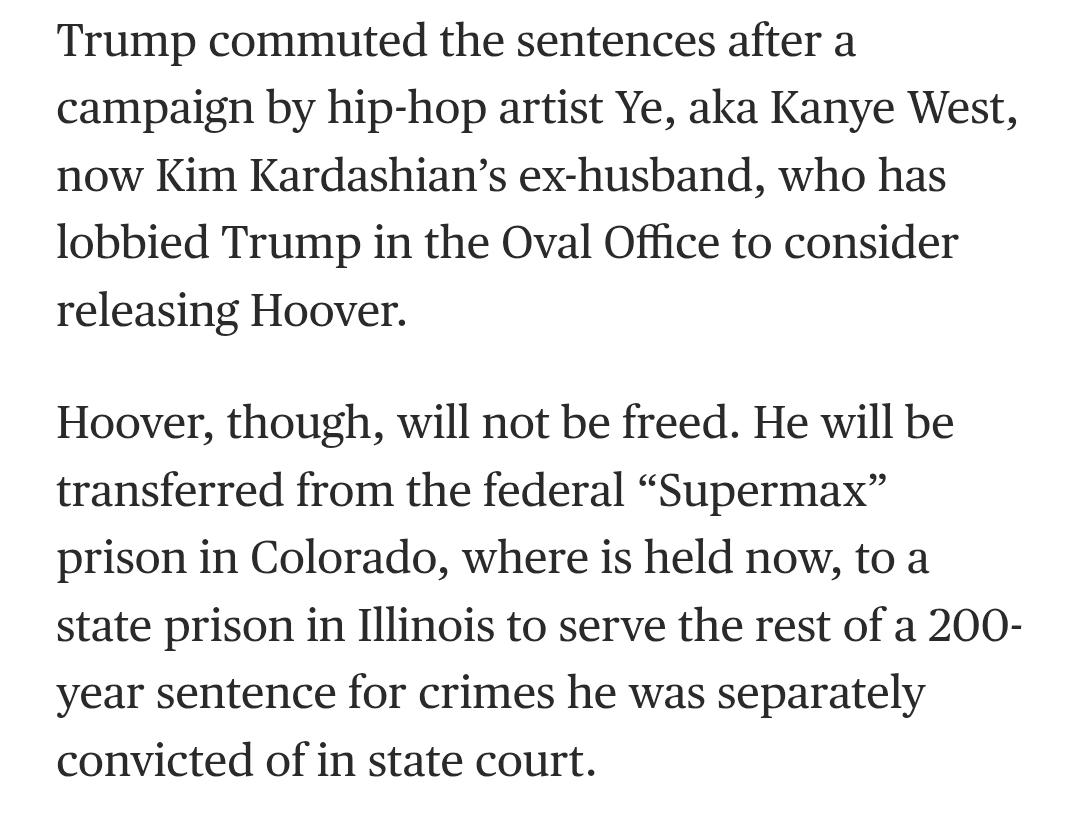 Lord_Gorax's tweet photo. @allenanalysis This is such a nothing burger, he's just being moved to a lower security prison where he still has a 200 year sentence. https://t.co/a8PNi9VZfj