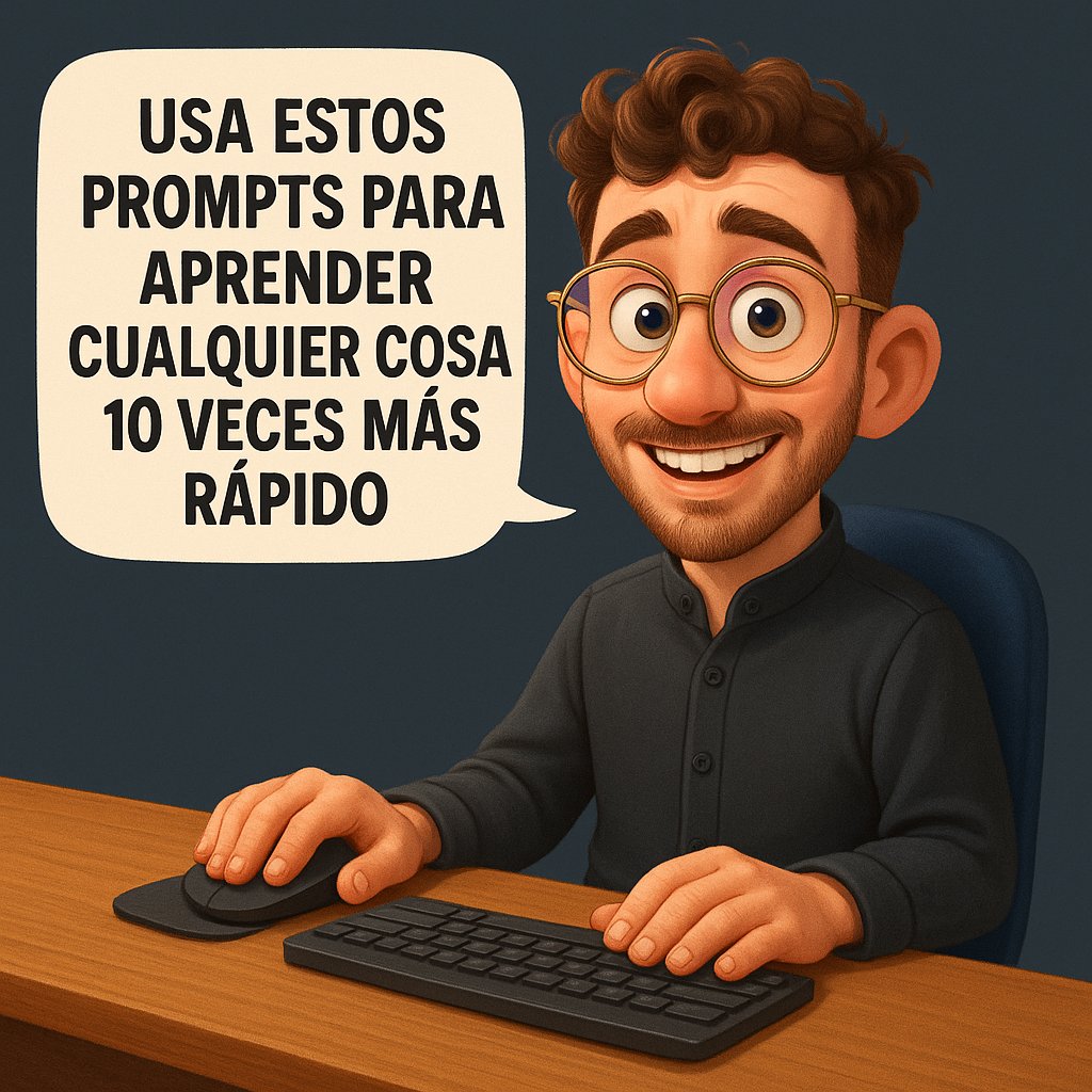 Deja de pagar por cursos en línea.

Grok 3 puede enseñarte cualquier habilidad—de forma GRATUITA.

Usa estos prompts para aprender CUALQUIER COSA 10 veces más rápido: ↓