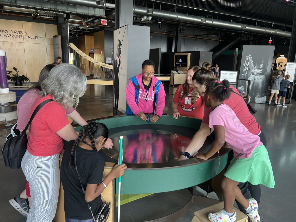 NEadvantage's tweet image. We’re summer camping on the banks of the Missouri River in downtown Omaha today!
It’s Day 2 of NCECBVI’s Camp Sense-sational at the @luminarium, and there’s so much to explore.
“Those lightbulb moments, that’s what makes my heart happy. This is what we do.”
Story coming!