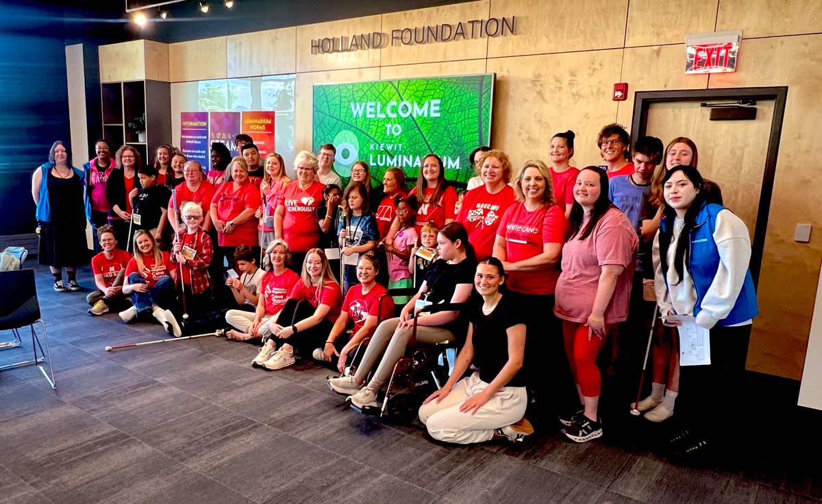 NEadvantage's tweet image. We’re summer camping on the banks of the Missouri River in downtown Omaha today!
It’s Day 2 of NCECBVI’s Camp Sense-sational at the @luminarium, and there’s so much to explore.
“Those lightbulb moments, that’s what makes my heart happy. This is what we do.”
Story coming!