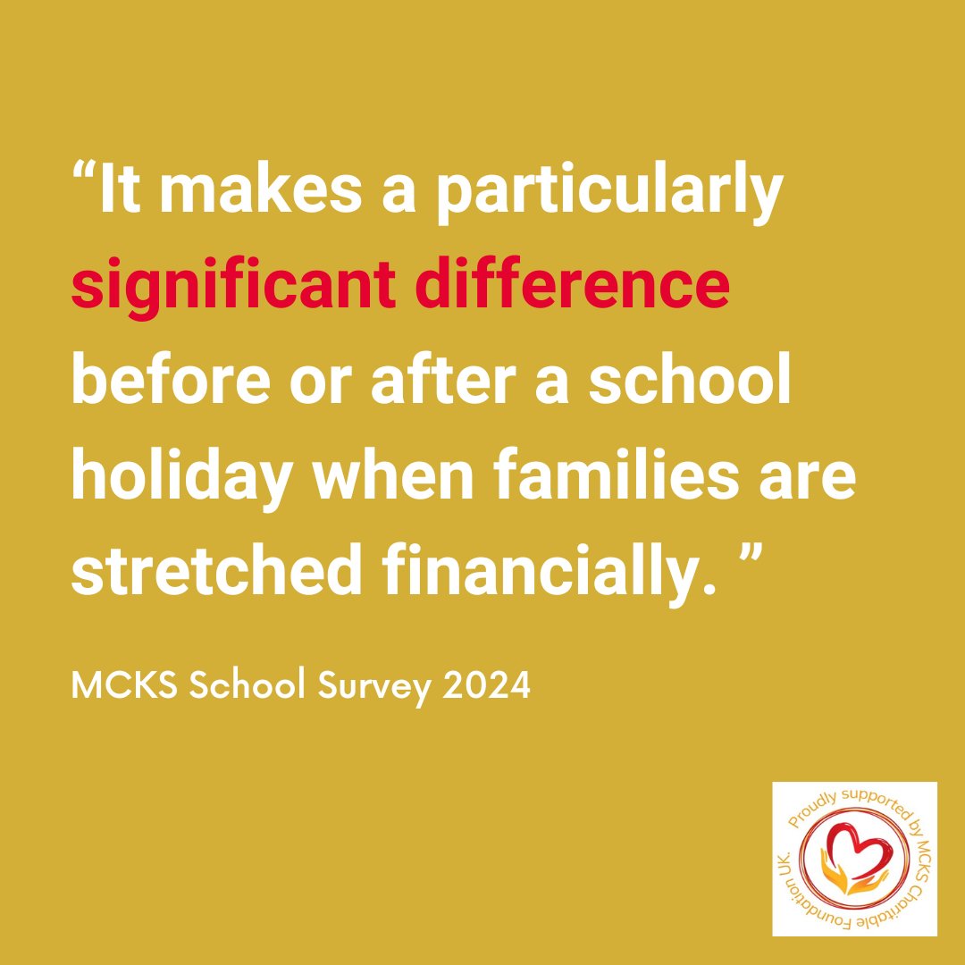 Our schools tell us our food deliveries make a huge difference around school holidays and half terms when families are financially stretched.

Help us to support more families over the upcoming Summer holidays.

Donate today. Every penny helps! 🙏 &gt; pulse.ly/iatky1ovfn