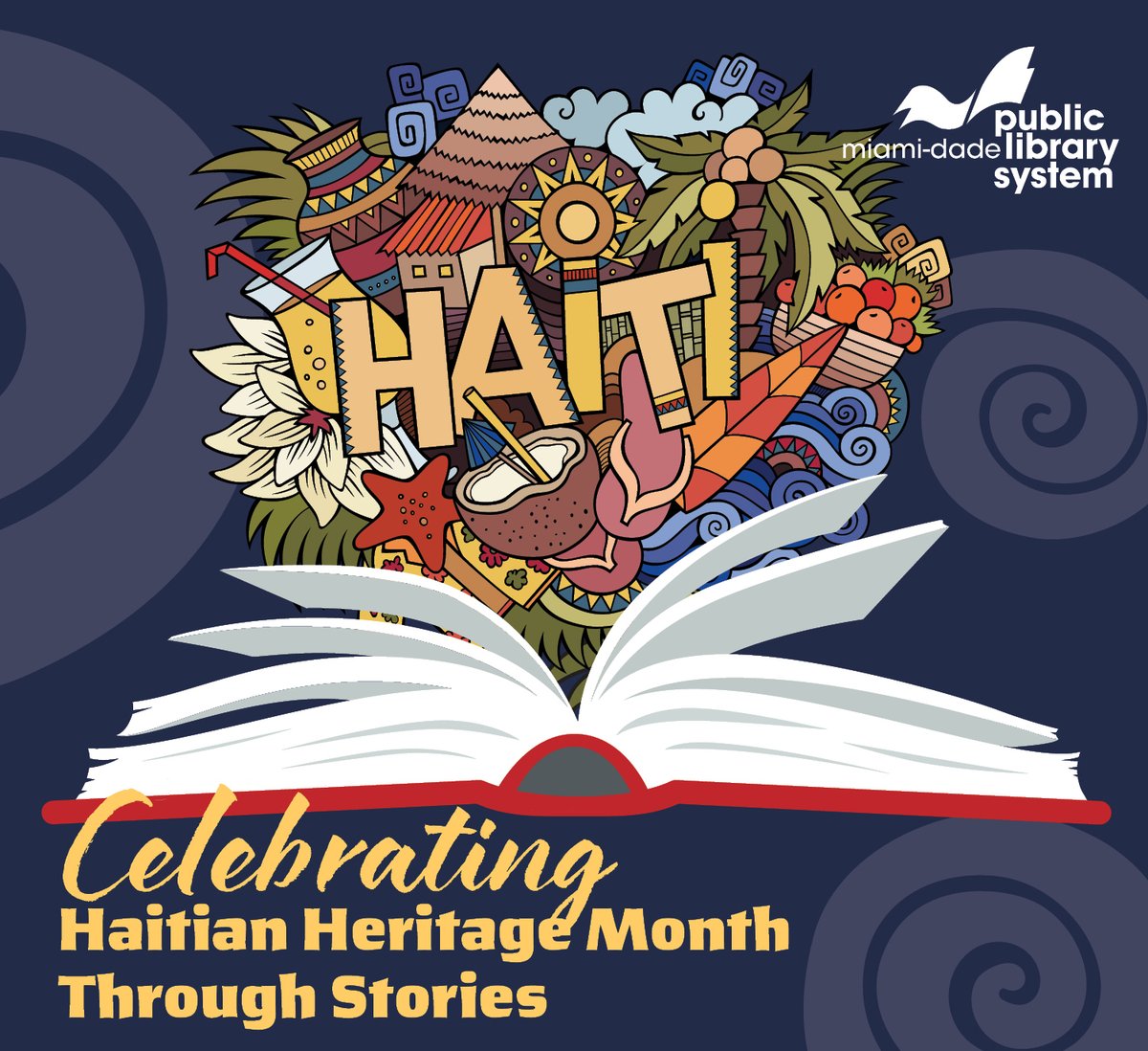 Celebrate #HaitianHeritageMonth at the Coral Reef Branch Library! Enjoy interactive stories, songs, dances and more this Saturday, May 31 at 12:30 p.m. spr.ly/6012NNA9k