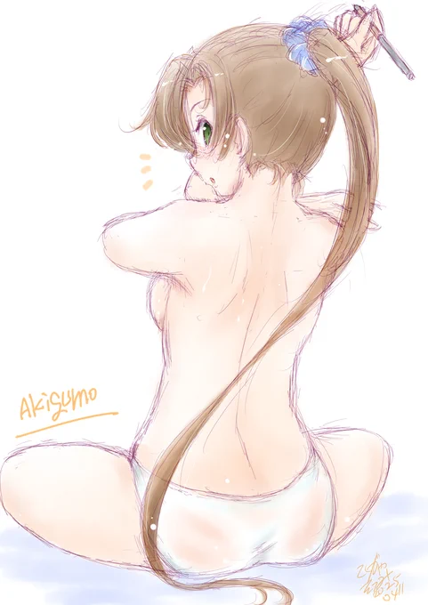 #後ろ姿からしか得られない栄養があるので見た人も貼る