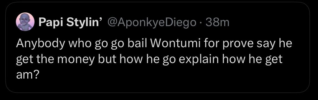 You see where the matter dey? Wallahi Raymond Archer be GOAT! 🐐 😂