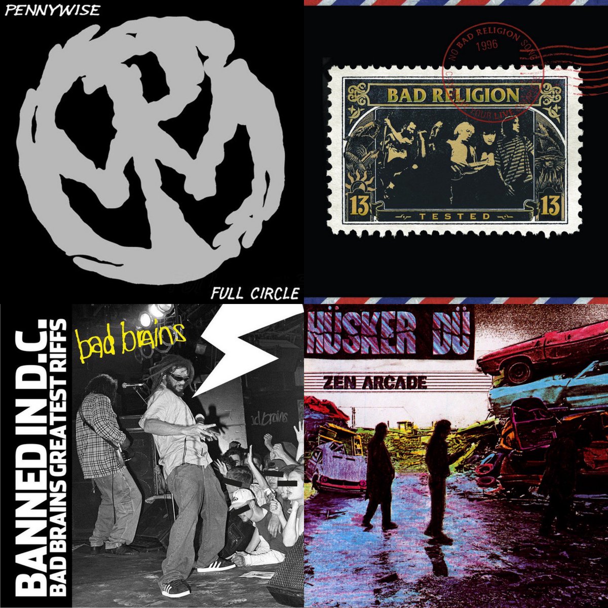 #MúsicaDesobediente Full Circle <a href="/Pennywise/">Pennywise</a> 1997 | Tested <a href="/badreligion/">Bad Religion</a> 1997 | Banned in D.C: <a href="/badbrainsband/">Bad Brains Official</a>' Greatest Riffs • 1979/1989-2003 | Zen Arcade • Hüsker Dü • 1984 #PunkRock #HardcorePunk #MelodicHardcore #SkatePunk #Reggae #IndieRock 🇺🇸