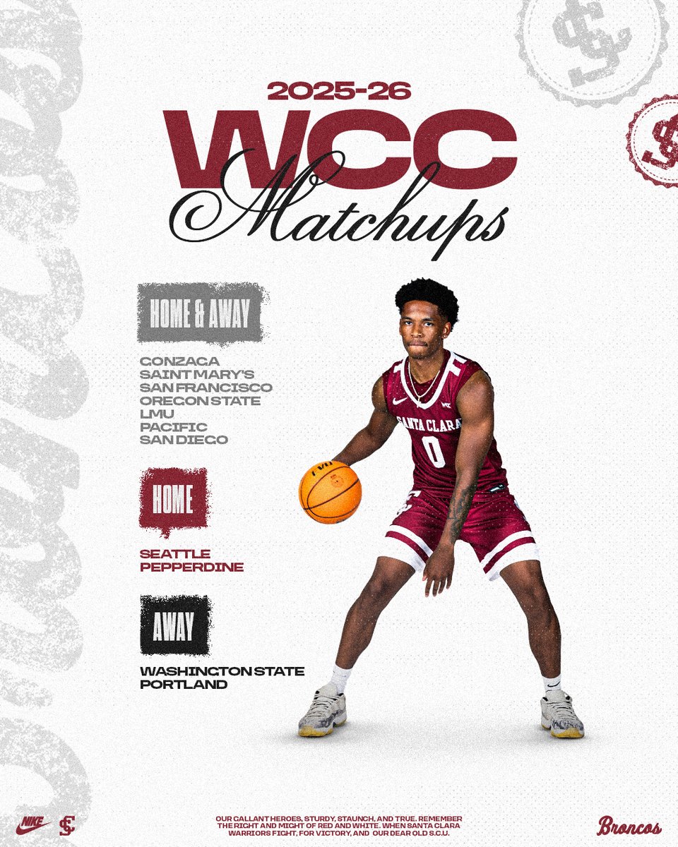 𝒕𝒉𝒆 𝒎𝒂𝒕𝒄𝒉𝒖𝒑𝒔 𝒂𝒓𝒆 𝑺𝑬𝑻 🗓️

2025-26 WCC Home and Away Matchups 

#StampedeTogether
