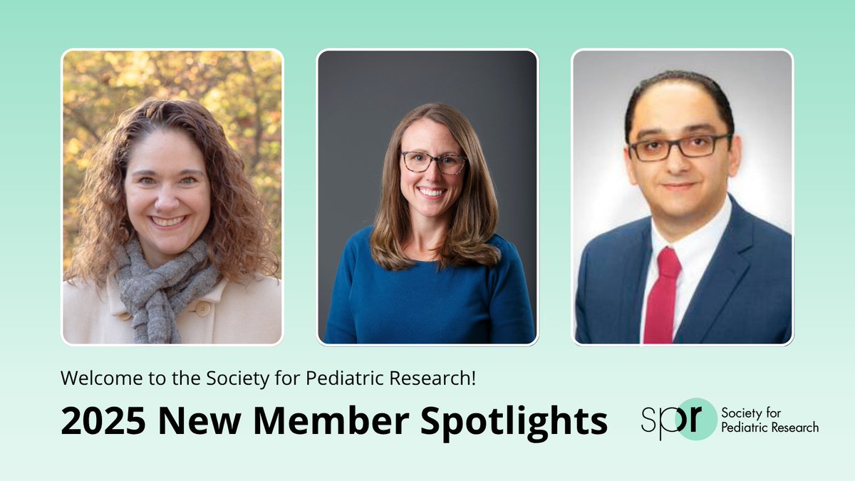 SPR (@socpedresearch) on Twitter photo We're excited to introduce the 2025 new members, who bring fresh ideas, passion, and dedication to advancing child health.
Welcome to SPR, Rebecca Hough, MD, PhD, <a href="/RebeccaFHough/">Rebecca Hough MD, PhD</a>, Samantha House, DO, MPH, John Ibrahim, MD, <a href="/JohnWIbrahimMD1/">John W Ibrahim MD</a>!
Learn More: ow.ly/gtn450W0kpN We're excited to introduce the 2025 new members, who bring fresh ideas, passion, and dedication to advancing child health.
Welcome to SPR, Rebecca Hough, MD, PhD, <a href="/RebeccaFHough/">Rebecca Hough MD, PhD</a>, Samantha House, DO, MPH, John Ibrahim, MD, <a href="/JohnWIbrahimMD1/">John W Ibrahim MD</a>!
Learn More: ow.ly/gtn450W0kpN