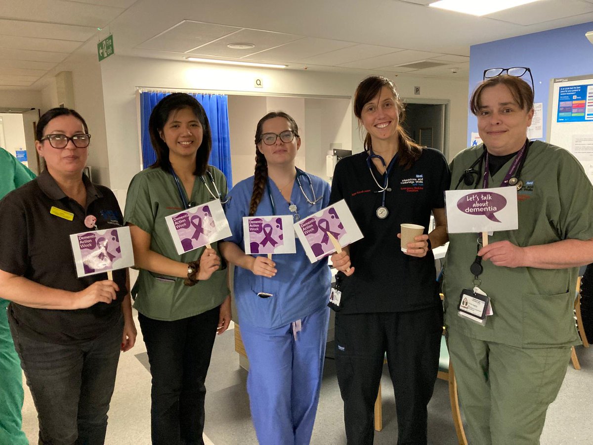 MTWnhs's tweet photo. Last week was Dementia Awareness Week, raising awareness about supporting those living with dementia, their families &amp; carers.

Thank you to our staff, volunteers and partners for working together to help make us a truly dementia-friendly trust.

#ExceptionalPeopleOutstandingCare https://t.co/mq0MK0SZtL