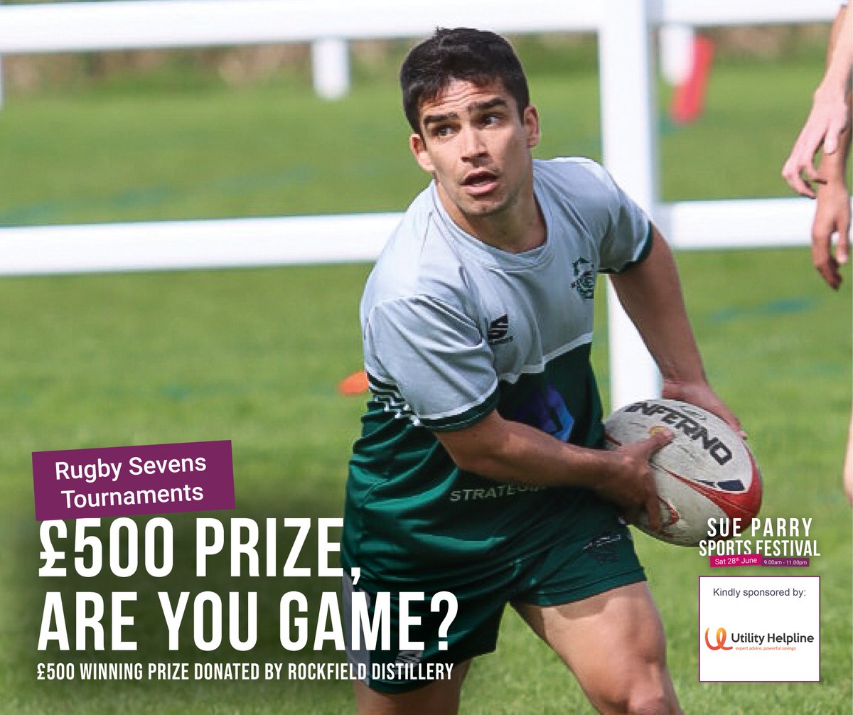 Think your rugby squad's got what it takes? 🏉 Get in the game and play for £500 cash at Sue Parry!
Grab 9 mates, bring the energy, and show us what you've got. 💪 Open to Regional 1 level &amp; below | 17+

bit.ly/SMH_SueParry

Sponsors: Utility Helpline | Rockfield Distillery