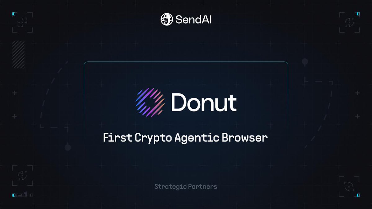 Excited to announce our strategic partnership with @donutbrowser — the first crypto agentic browser built on Solana — where we’ll be powering agentic extensions through our MCP network! 🤖

Huge congrats to the team on raising $7M pre-seed round. Stay tuned for what’s next! 🍩