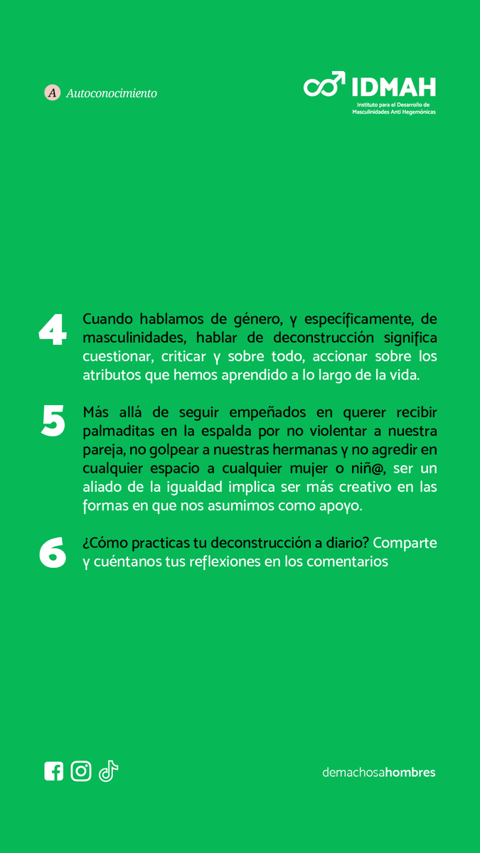 machosahombres's tweet photo. ¿Por qué NO necesito que reconozcan mi proceso de deconstrucción?
#IDMAH #demachosaHOMBRES #Autoconocimiento #Deconstruccion #Validacion https://t.co/niLXAISA60