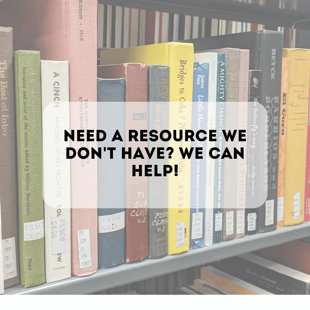 When you need a source we don't have, never fear! MavCard holders can request items through Interlibrary Loan and get them sent to Criss Library for pick up. Learn more about the ILL process, or sign up for an account: hubs.ly/Q03pKdTd0