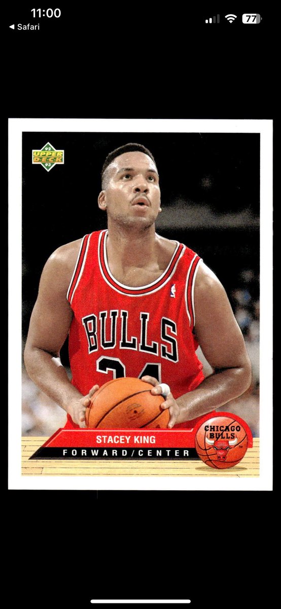 DailyRandomBull's tweet image. Stacey King (1989-94)

6th overall pick in the ‘89 draft

Stats as a Bull: 6.6 PPG, 3.3 RPG, 1.0 APG, 3x Champ (‘91, ‘92, ‘93), 2x Emmy Award winning broadcaster