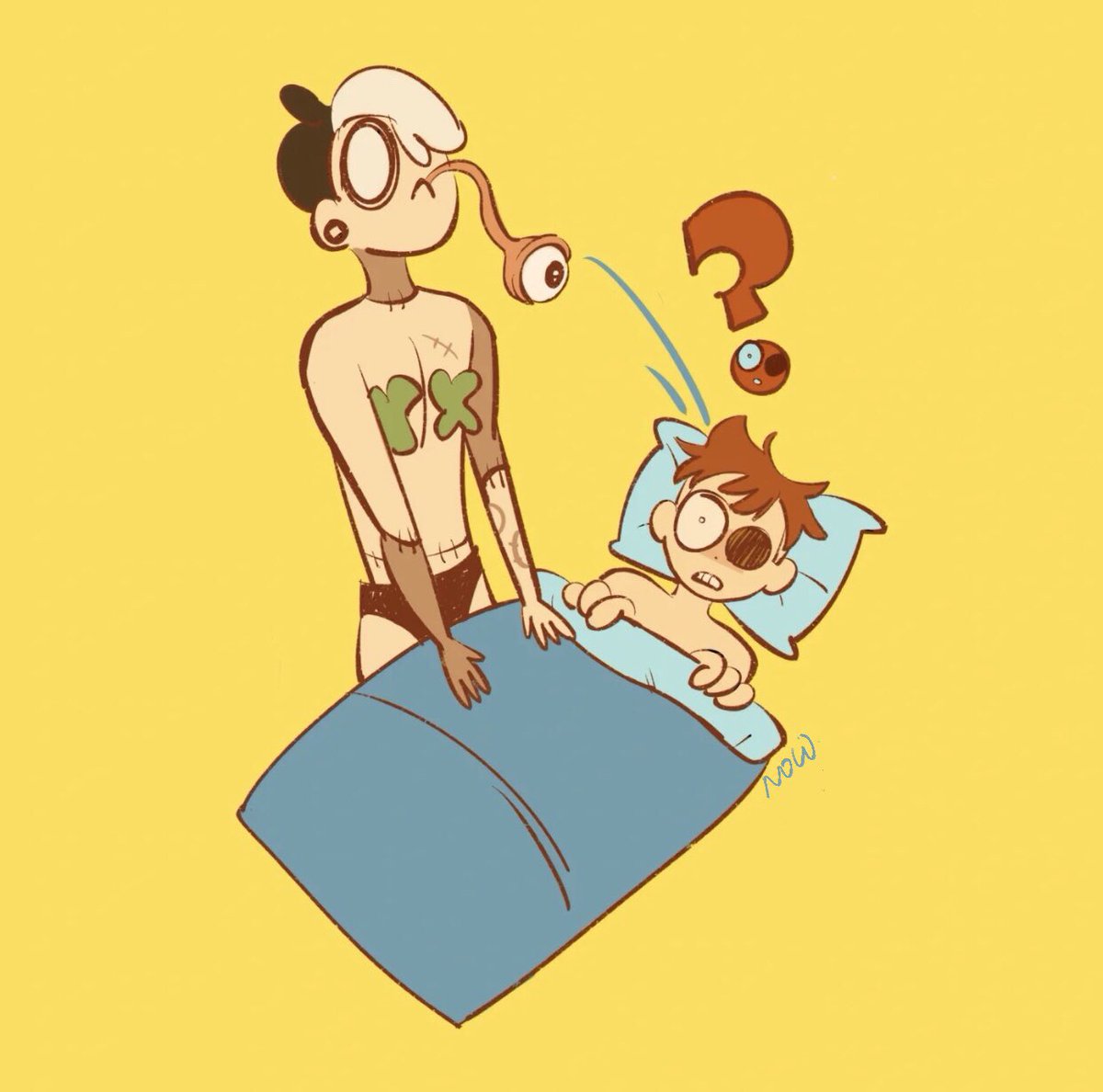 nowthecreator's tweet photo. this is exactly how my ocs get along with each other 
#oc https://t.co/2iYWPwQQGa