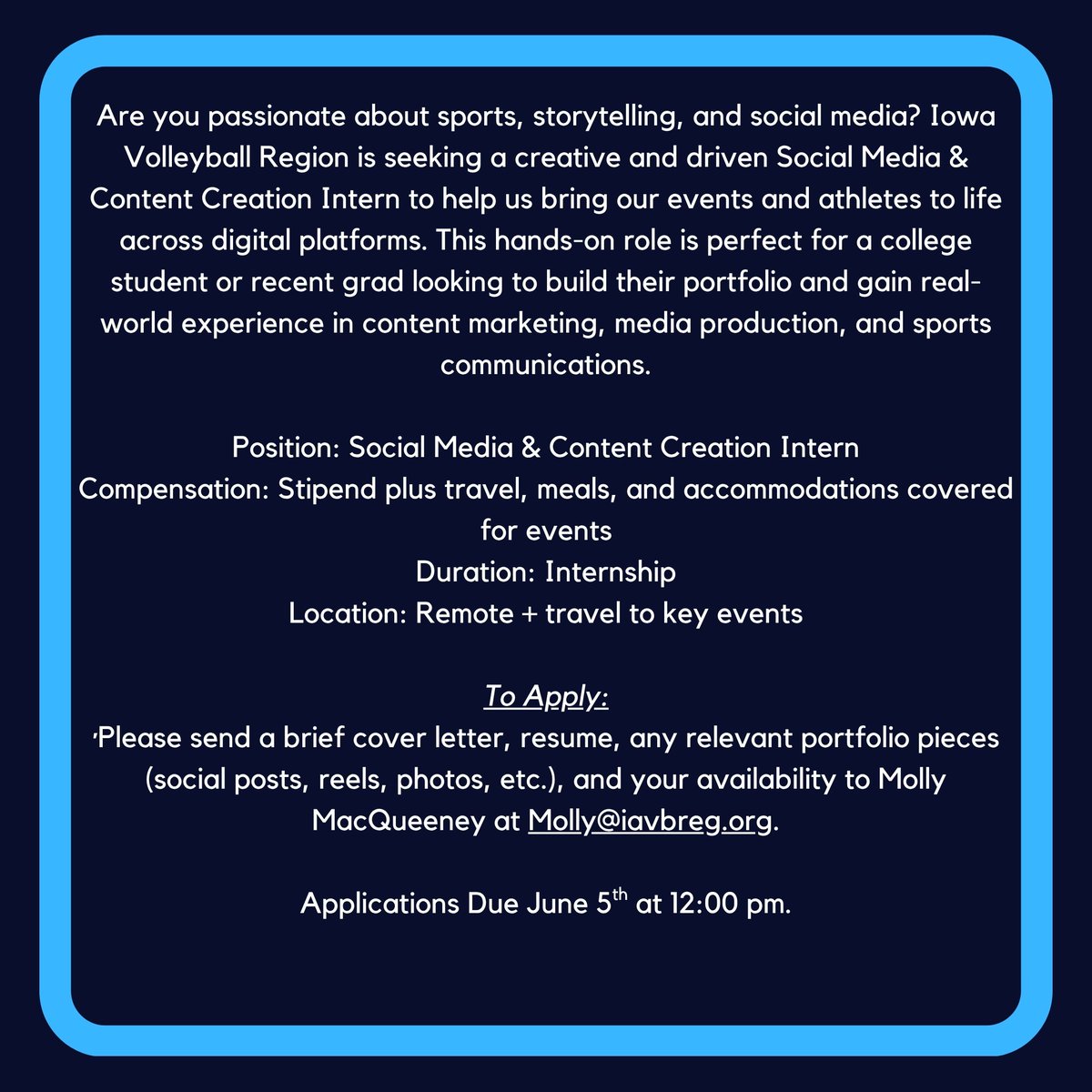 Iowa Vball Region tweet media