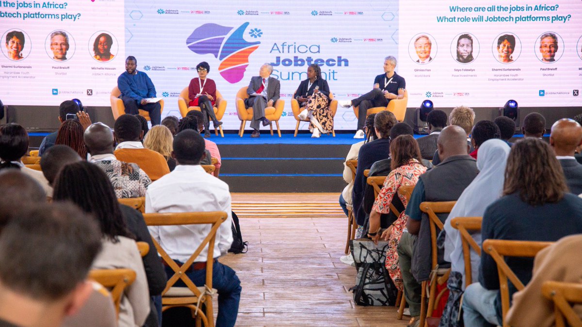 WorldBankKenya's tweet image. The @WorldBank has recently established a high-level advisory Council on Jobs, which has identified five sectors that could generate local jobs at scale: - Qimiao Fan, WB Division Director🇰🇪🇸🇴🇷🇼🇺🇬 #AJS2025 #jobtechsummit