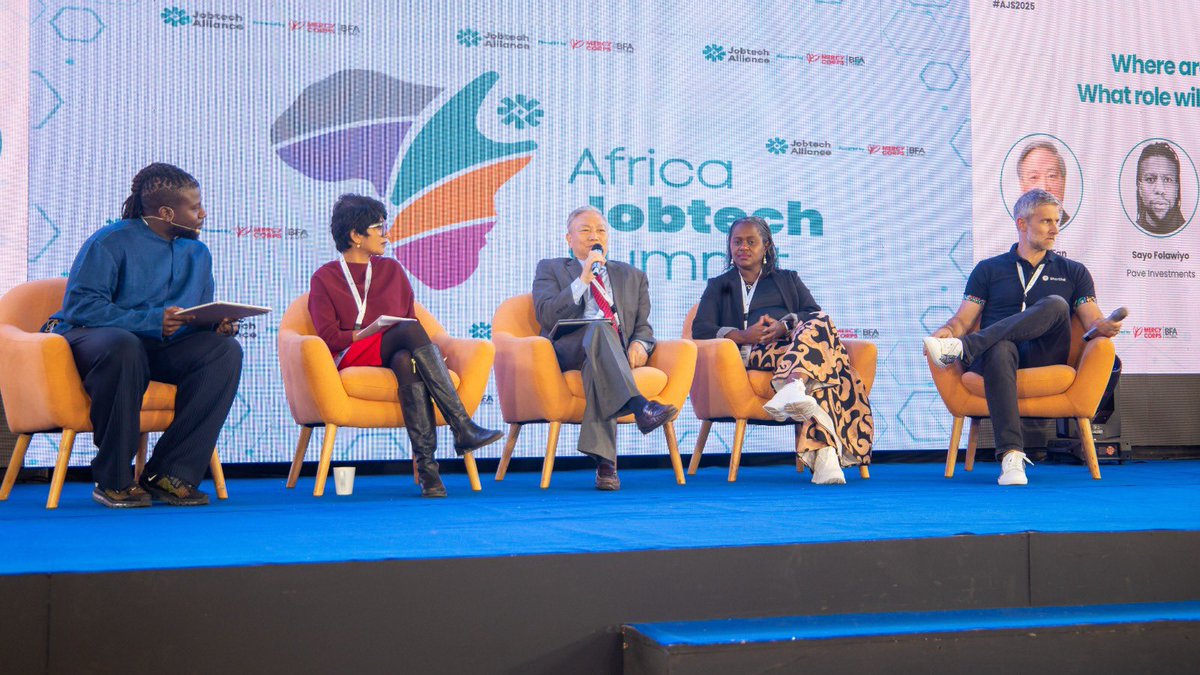 WorldBankKenya's tweet image. The @WorldBank has recently established a high-level advisory Council on Jobs, which has identified five sectors that could generate local jobs at scale: - Qimiao Fan, WB Division Director🇰🇪🇸🇴🇷🇼🇺🇬 #AJS2025 #jobtechsummit