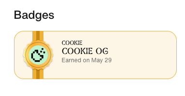 bclaobai's tweet photo. 兄弟们，来吧👬
秀出你的 #COOKIEOG 徽章 🫅 $COOKIE 

#SparkDeFi #SparkFi @cookiedotfun @sparkfinance #SNAPS #Spark https://t.co/t3U1CS85et