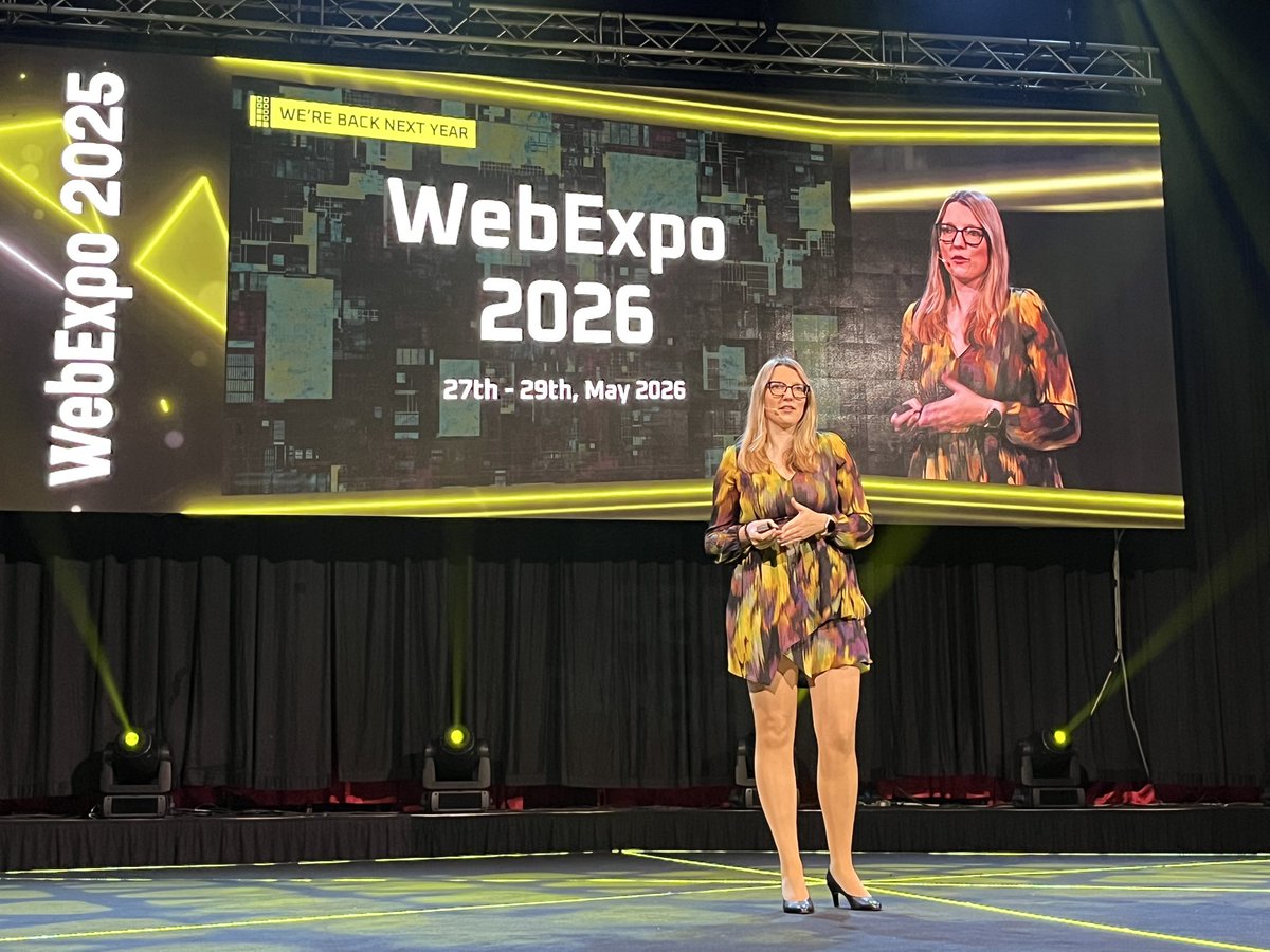 BoBMarvan's tweet photo. The next #WebExpo will be 27th - 29th, May 2026 https://t.co/AhqKoFyzMb