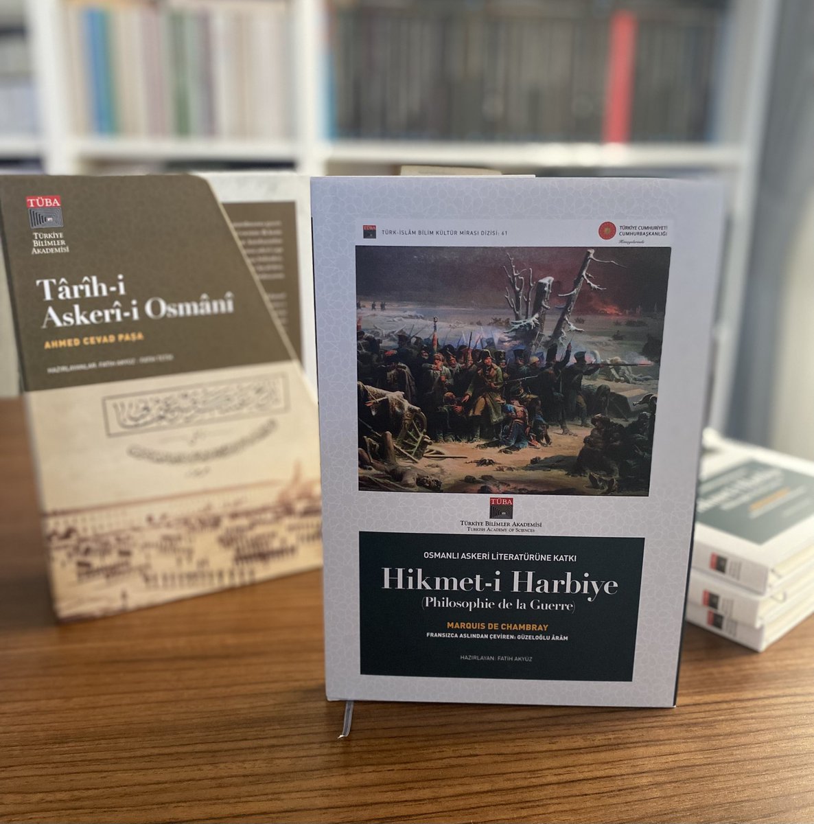 XIX. yüzyıl Osmanlı askerî yenileşmesine dair önemli bir mehaz niteliğindeki “Hikmet-i Harbiye” araştırmacıların istifadesine sunulmuştur. Eserin neşrini üstlenen TÜBA’ya teşekkürlerimi sunarım.
