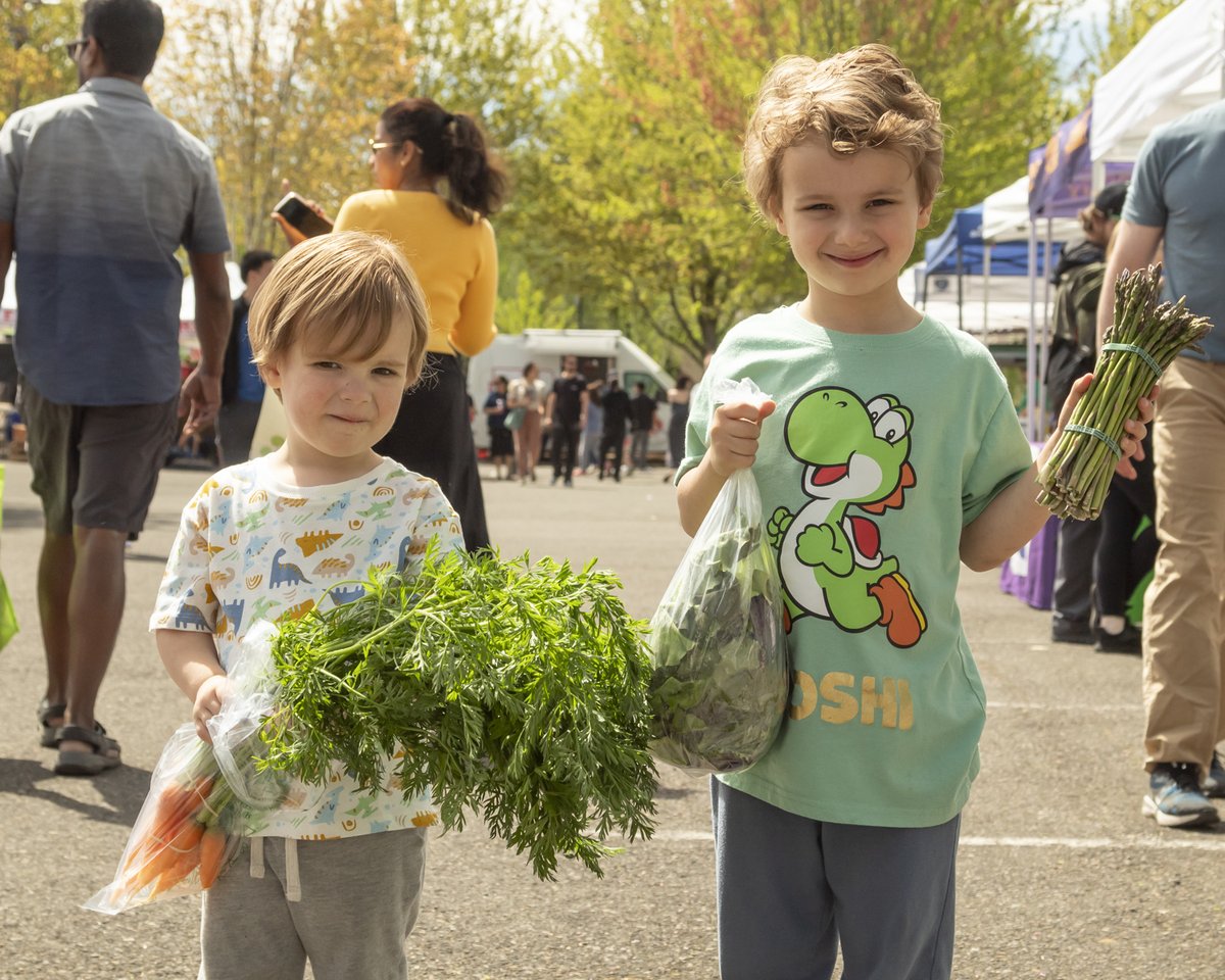 We have seen whole generations grow up along with the Market, and we love seeing little helpers and our loyal young supporters every weekend!

#beavertonfarmersmarket