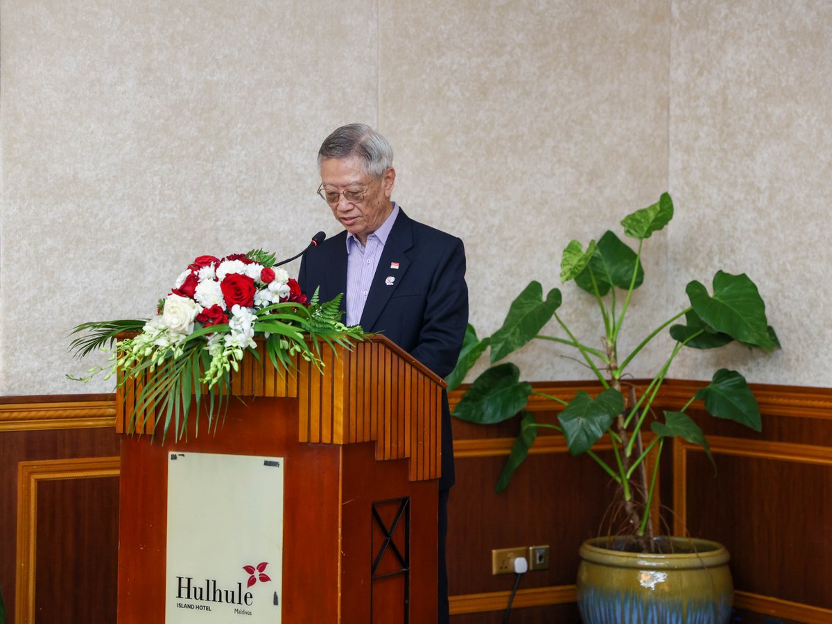 Foreign Minister Dr. Khaleel attends as Chief Guest to the reception held to commemorate the 50th anniversary of the establishment of diplomatic relations between Maldives and Singapore

📃 Press Release | t.ly/ULnJc