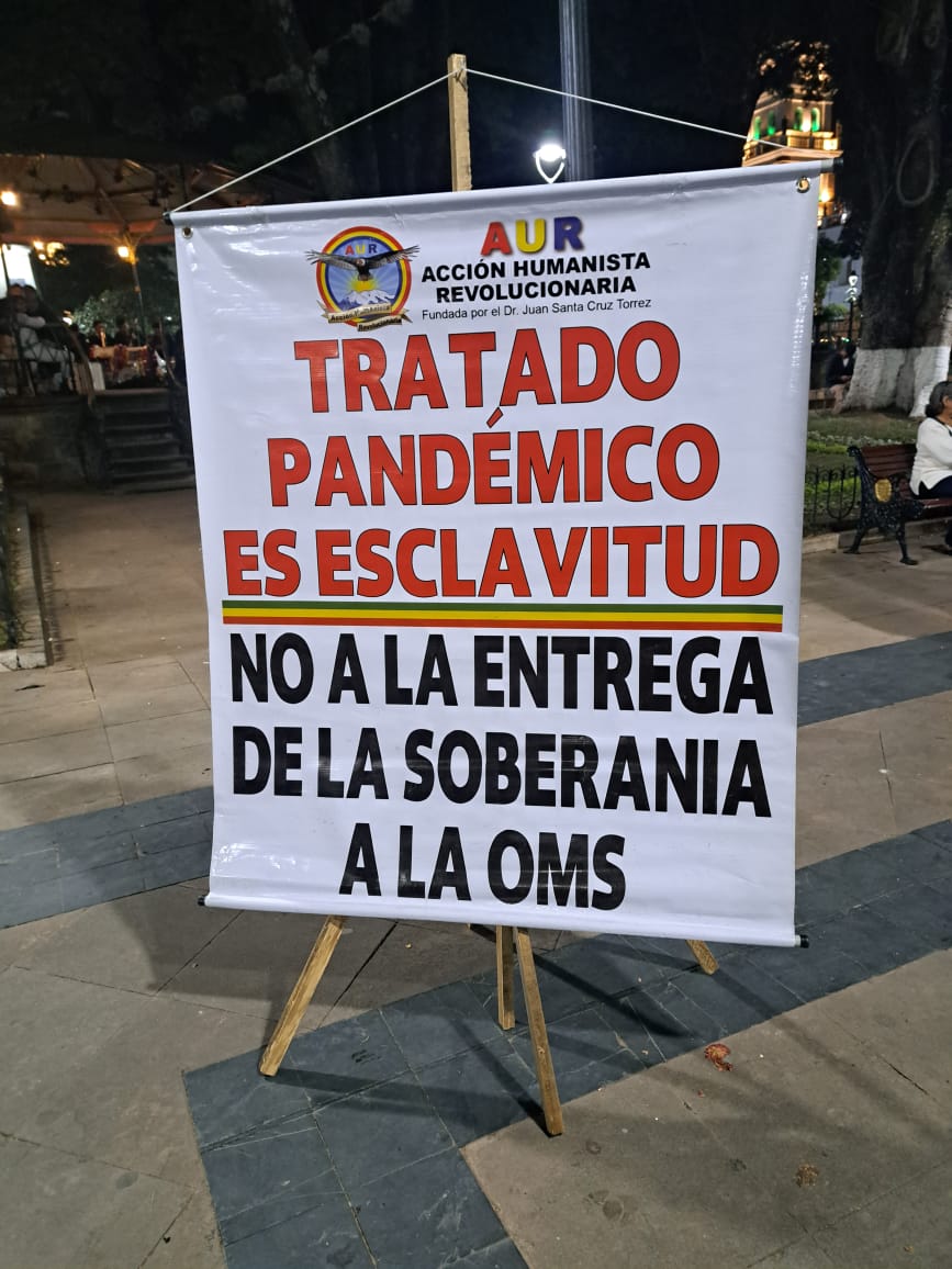 GuerreraHumana's tweet photo. TRATADO DE PANDEMIAS ES ESCLAVITUD.
#AUR Fund. por el Humanista Juan Santacruz T.
Convoca a los pueblos a manifestarse contra "El Acuerdo" de pandemias que OTORGA a la #OMS el control absoluto sobre las naciones
#StopTratadoPandémico
#StopOMS
 #René #Felipao #muslera #isola #UECL https://t.co/rakVGSEILM
