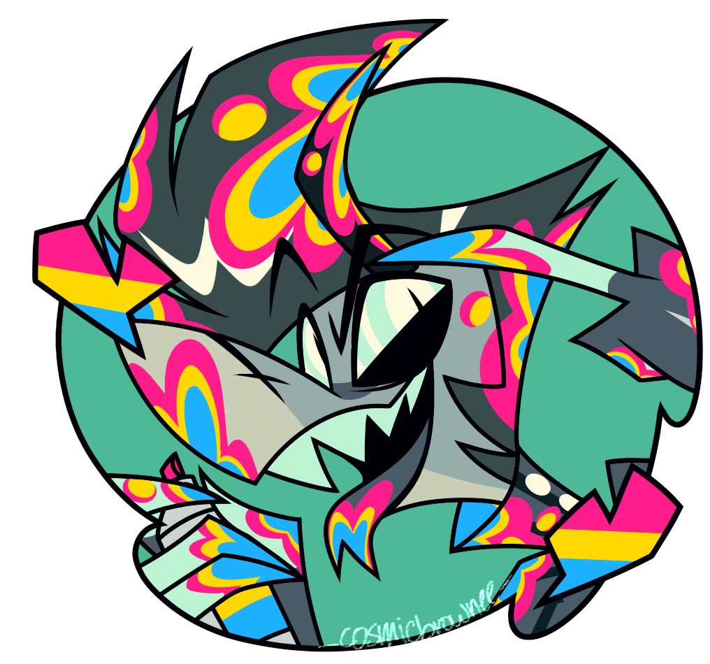 Happy #ThurstyThurmanThursday and Happy Pride!! 🩷💛💙
Based off of the Pride pins originally designed by @/andreafern4ndez 

#helluvaboss #helluvabossfanart #chaz #helluvabosschaz #chazwickthurman #pride #pride2025