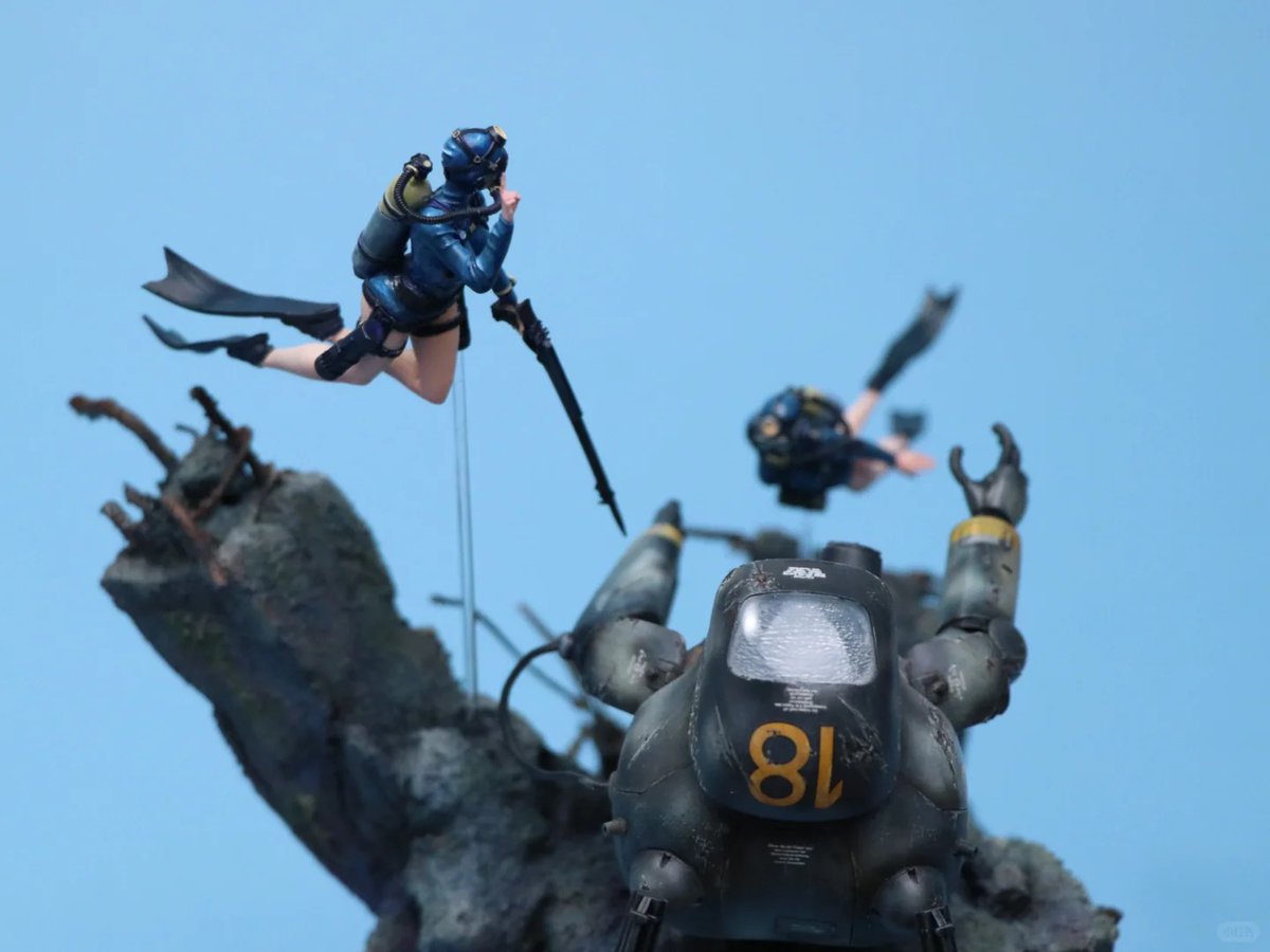 oannao__'s tweet photo. 🤿《Reef Requiem》:"How desperate can war be?"
#maschinenkrieger #maschinen #mak #kowyokoyama #横山宏 #Fliege #wave https://t.co/i83dmokc4z