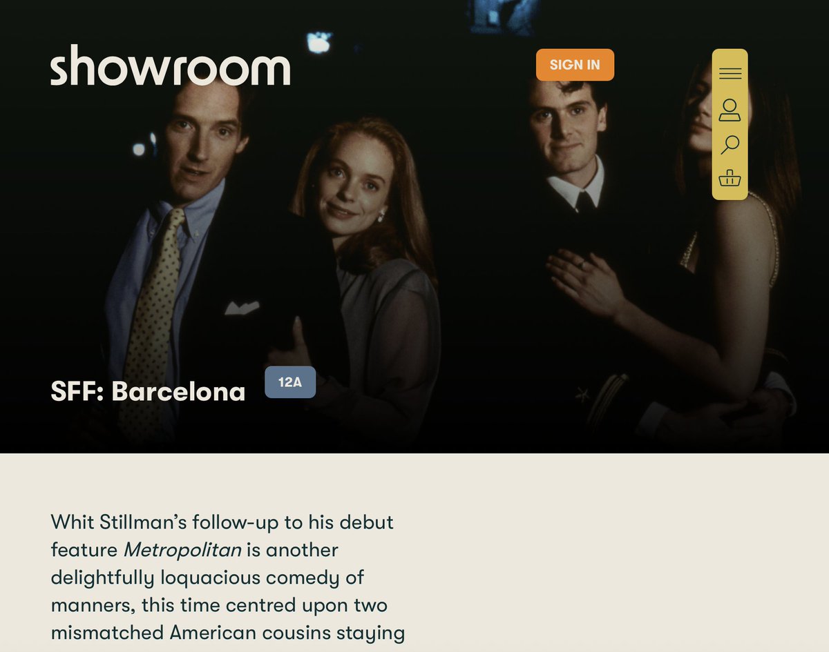 LostReelsUK's tweet image. The WHIT STILLMAN UK TOUR continues! Kicking-off in Sheffield @showroomcinema on July 22 featuring METROPOLITAN 35mm + Q&A, and with BARCELONA and LAST DAYS OF DISCO (35mm) to follow the next two weeks. Q&A Tickets here: tinyurl.com/56rmwf5y