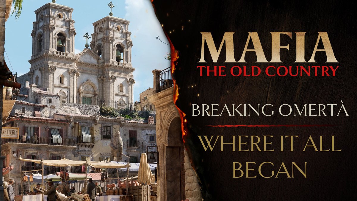 We are proud to announce the partnership with @Hangar 13 and @2k for Mafia: The Old Country, the next chapter in the legendary Mafia series, for a stunning and authentic rendition of 1900s Sicily.

Enjoy the Dev Diary of Mafia: The Old Country here! 👇
youtube.com/watch?v=amarmi…