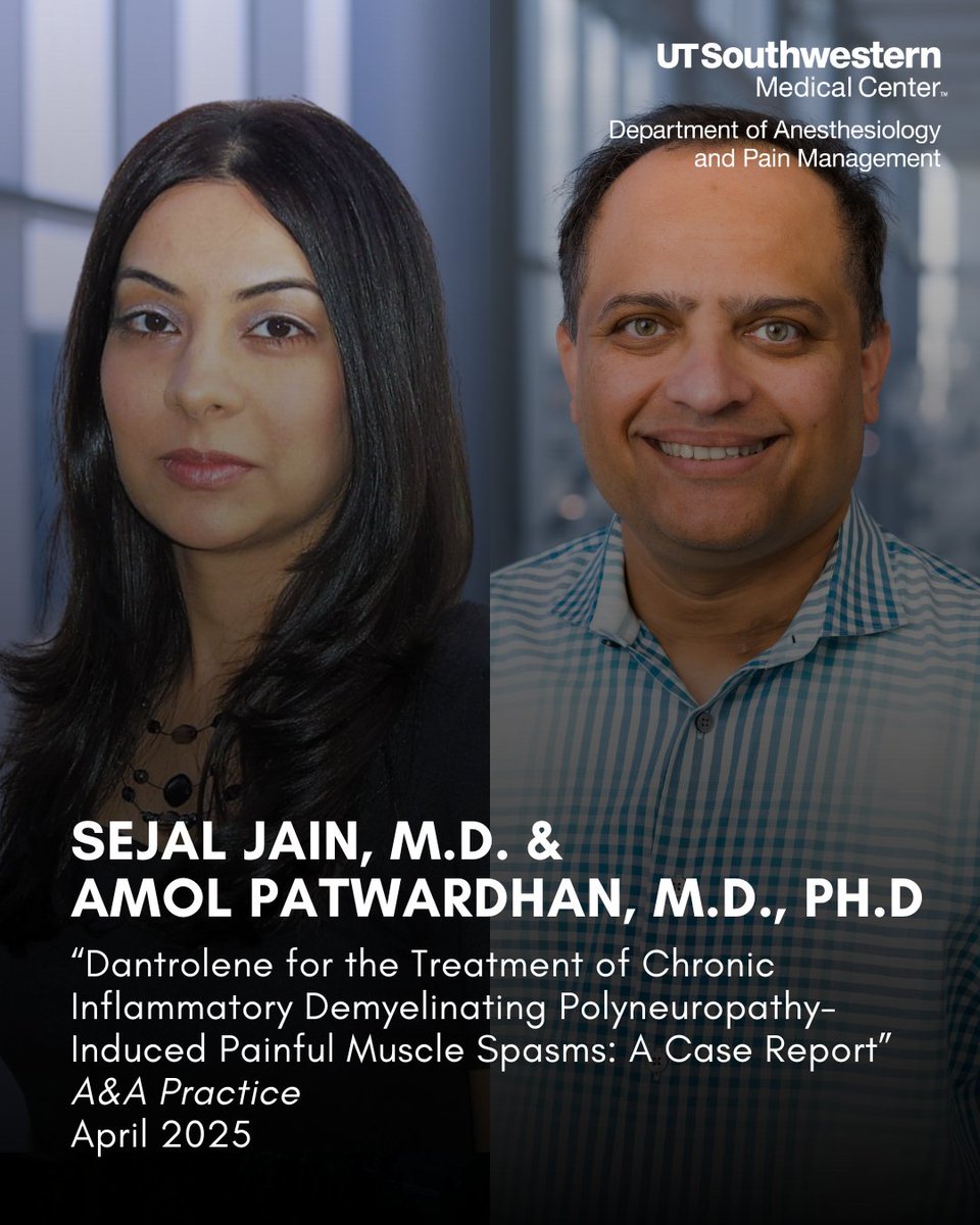 UTSW_Anesthesia's tweet image. Applauding our outstanding team for their impressive research achievements this April! 🌟📝
#UTSWAnesthesiology #UTSWResearch #InnovationInMedicine #PainManagement