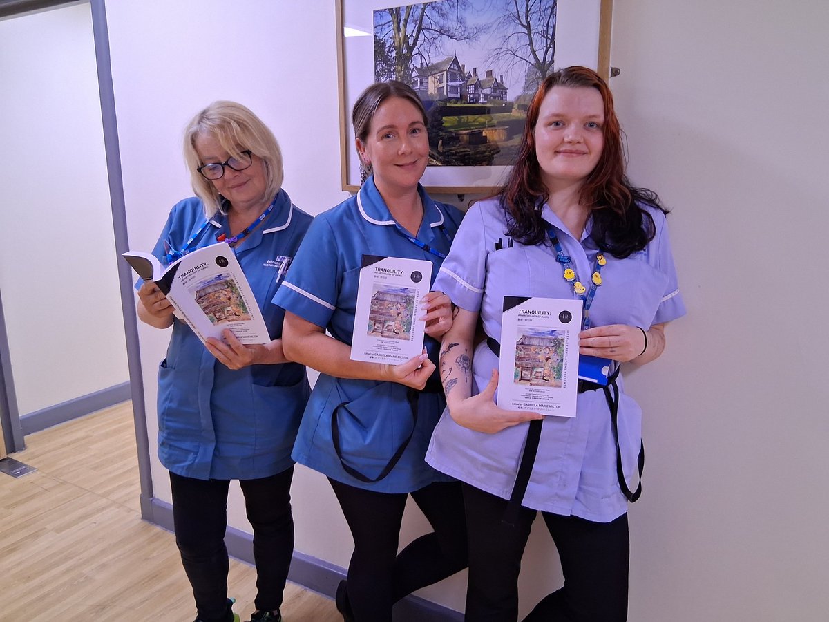 David Milligan-Croft (@sodelafo) on Twitter photo Literary Revelations kindly donated 10 copies of the haiku anthology, 'Tranquility' to Arden and Norbury wards for patients suffering with mental ill health. #poetryismedicine <a href="/PennineCareNHS/">Pennine Care NHS FT</a> <a href="/LR_Publisher/">Literary Revelations Publishing House</a> <a href="/shortprose1/">Gabriela Marie Milton</a> <a href="/annHallamNhs/">Ann ๐</a> <a href="/Janetmelianhs/">Janet Melia</a> <a href="/mattwalshNDQ/">Matthew Walsh</a> Literary Revelations kindly donated 10 copies of the haiku anthology, 'Tranquility' to Arden and Norbury wards for patients suffering with mental ill health. #poetryismedicine <a href="/PennineCareNHS/">Pennine Care NHS FT</a> <a href="/LR_Publisher/">Literary Revelations Publishing House</a> <a href="/shortprose1/">Gabriela Marie Milton</a> <a href="/annHallamNhs/">Ann ๐</a> <a href="/Janetmelianhs/">Janet Melia</a> <a href="/mattwalshNDQ/">Matthew Walsh</a>