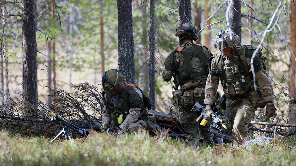 KainuunPR's tweet image. We had today extremely fruitful day with tank company, mechanized company and infantry between the 🇫🇮, 🇸🇪 and 🇬🇧 troops. We have the ability to cooperate with each other in Northern Finlands conditions. 🤝
#NorthernStar #kaipr #maavoimat @Defenceops @forsvarsmakten