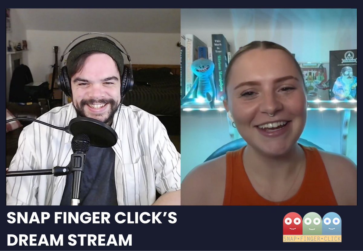 Flo is live right now on CherryBurns' stream as a guest on his Stream Come True podcast! 

We'll be fantasising about and creating the dream Snap Finger Click stream in a world of 0 restrictions like money, time or copyright laws 😉

Come check it out! 👇🏼
twitch.tv/cherryburns