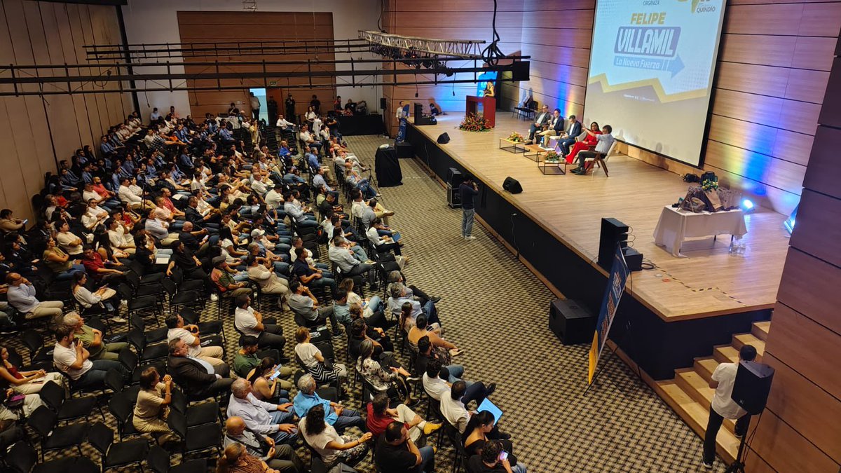 FelipeVillamilO's tweet photo. ✨¡Gracias por hacer del Foro Económico Quindío 2025 un éxito total!
Una jornada llena de ideas, visión y compromiso por el desarrollo del Quindío y Colombia.

A todos los asistentes, panelistas y aliados: ¡gracias por creer en el poder del diálogo y el liderazgo regional! 💬🤝 https://t.co/Zp133sW7Hp