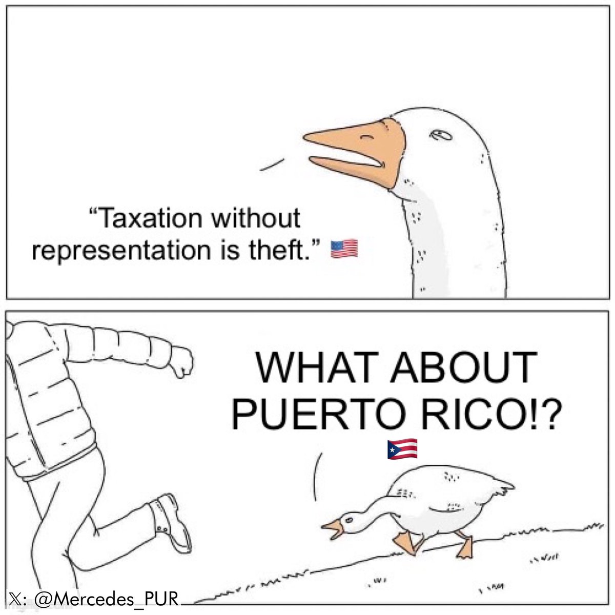 Mercedes_PUR's tweet photo. 🇵🇷 The Resident Commissioner can’t even vote in Congress! We’re taxed with zero say. 127 years under this hypocrisy.💥✊🏼 #DecolonizePR #PRexit https://t.co/wRUtICH4ll