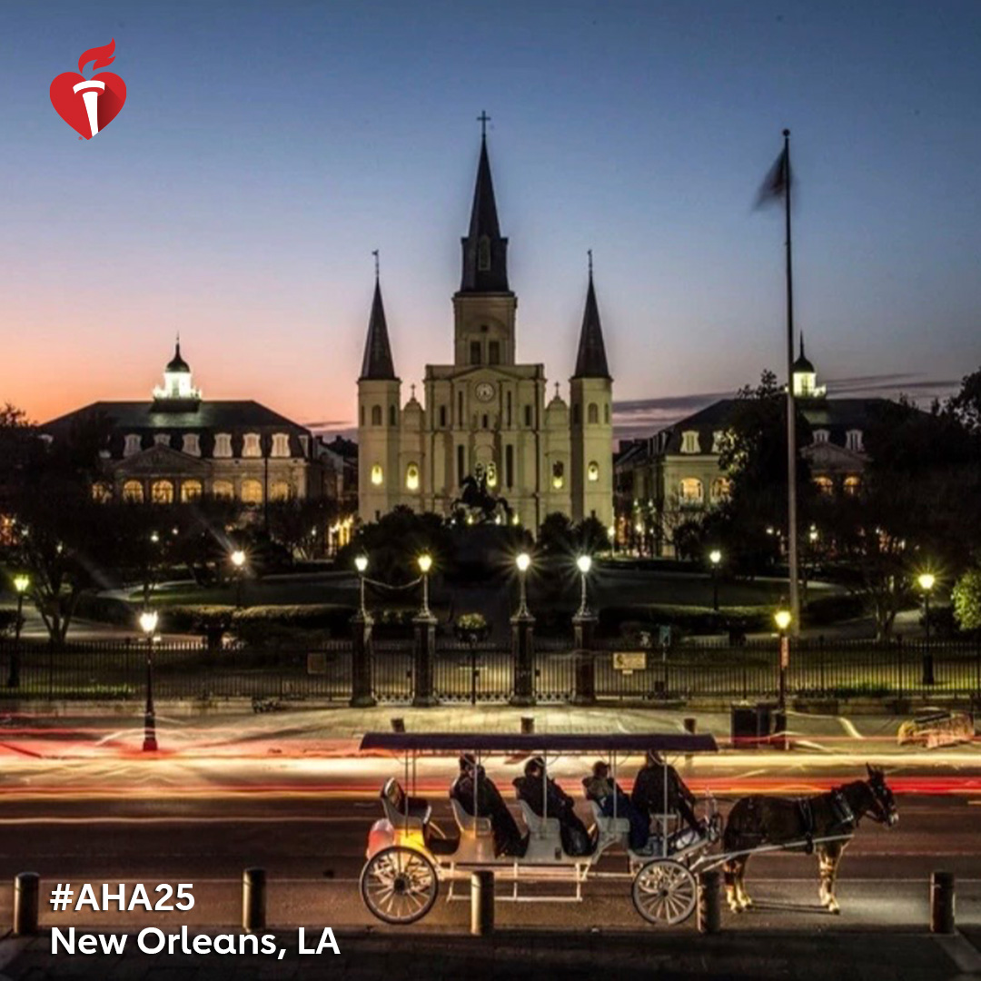 🚨 Innovation meets impact at #AHA25!
📅 Nov 7–10, 2025
📍 New Orleans, LA
Join thousands of cardiovascular professionals for the latest in research, tech, and clinical care.
🔗 Registration opens June 17: bit.ly/AHA25register