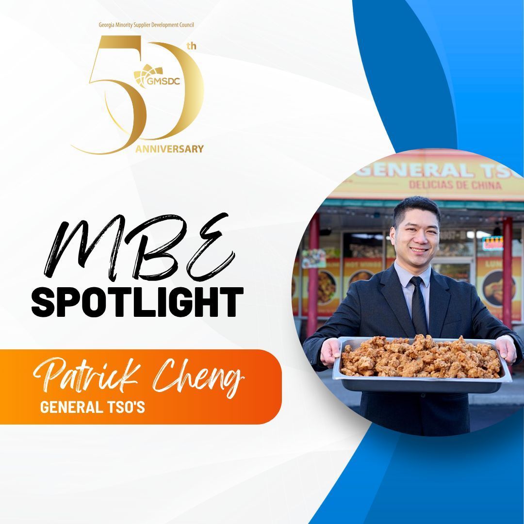 Shoutout to our MBE Patrick Cheng of <a href="/atlgatso/">General Tso's</a> for being featured by <a href="/Verizon/">Verizon</a>! Founded in 2020, General Tso’s serves up Chinese takeout + catering for corporate &amp; gov events.

To read the feature and learn more about Patrick, visit verizon.com/about/news/dig…