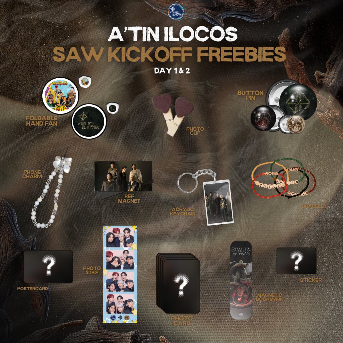 AtinIlocos's tweet photo. A’TIN Ilocos, something exciting is coming your way at SAWpresa!

Drop by the A’TIN ILOCOS TABLE on Day 1 and 2 to grab some freebies we’ll be there until supplies last! 💙

#ATINIlocos #SB19 #SimulaAtWakas #SaWWorldTourKickoff https://t.co/68dbh3SMHe