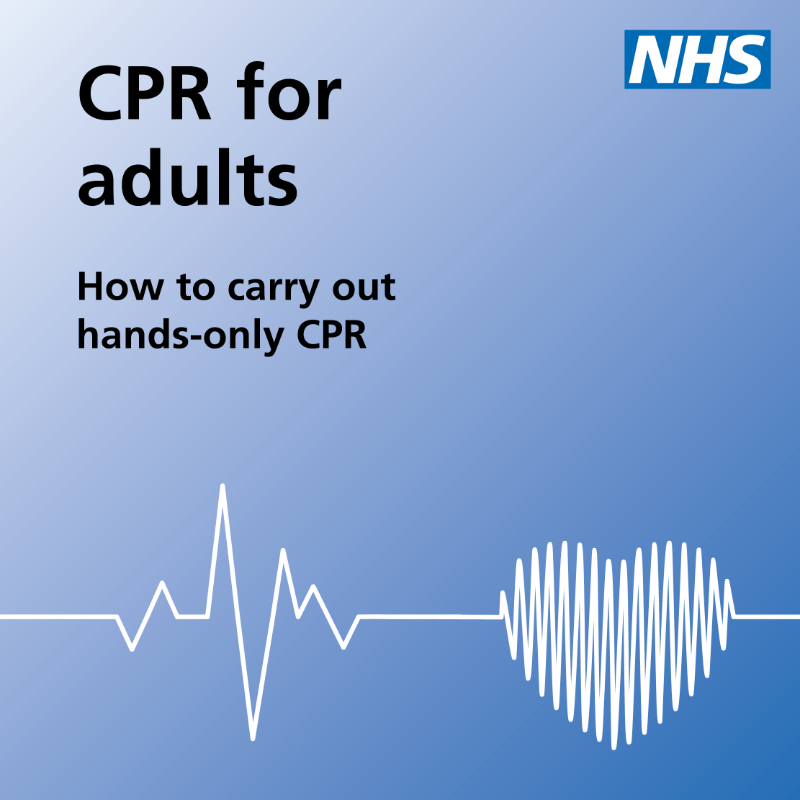 NHSuk's tweet photo. If someone is unconscious and not breathing normally, call 999 and start CPR straight away. 

When you call 999 for an ambulance, you should be given basic life-saving instructions over the phone, including advice about CPR. 

https://t.co/o0qhS0nY1Z #Ambulance