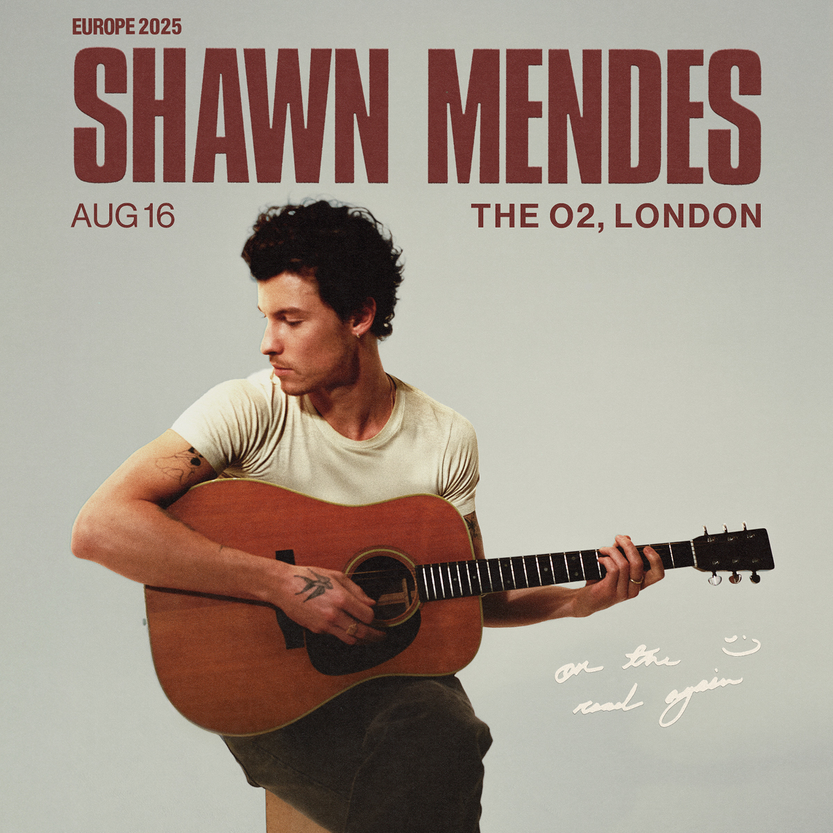 AXS_UK's tweet photo. #AXSNEW 🎸 @ShawnMendes – On The Road Again at @TheO2 on Saturday 16th August!  

⏰ Tickets on sale Friday 6th June at 10am
🎟️ https://t.co/hUxcASh1h0 https://t.co/e2wX7jdKIp