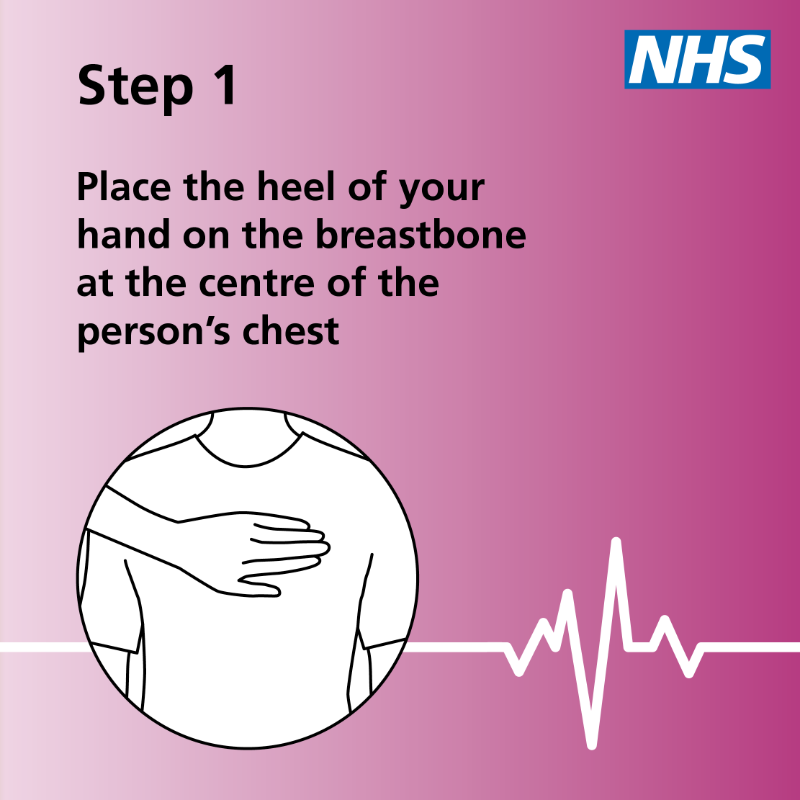 NHSuk's tweet photo. If someone is unconscious and not breathing normally, call 999 and start CPR straight away. 

When you call 999 for an ambulance, you should be given basic life-saving instructions over the phone, including advice about CPR. 

https://t.co/o0qhS0nY1Z #Ambulance
