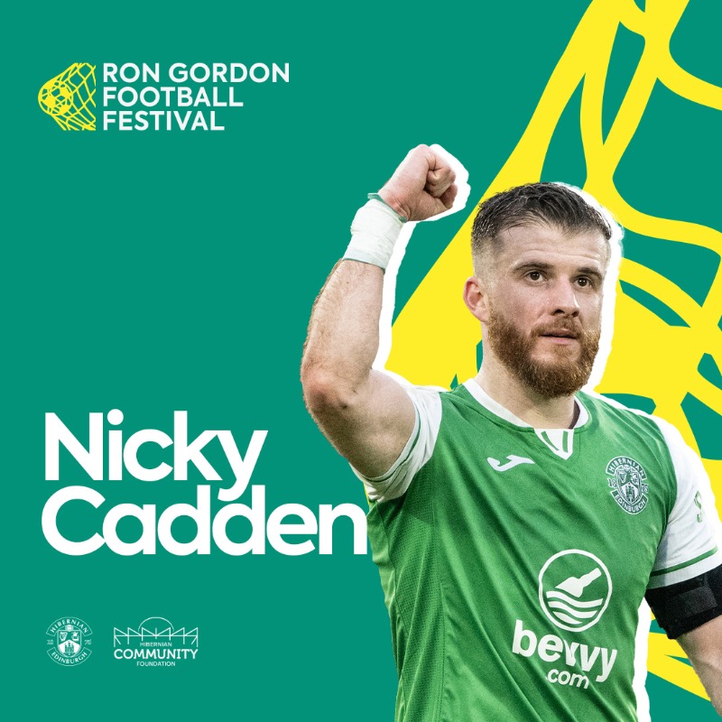 HibsinCommunity's tweet photo. Used to teaming up from either wing, at this year's Ron Gordon Football Festival the Cadden brothers will be facing off for coaching supremacy at HTC.

Secure your sport in their team and help your favourite Cadden twin reign supreme this year! 💜💚⚽

Click below!