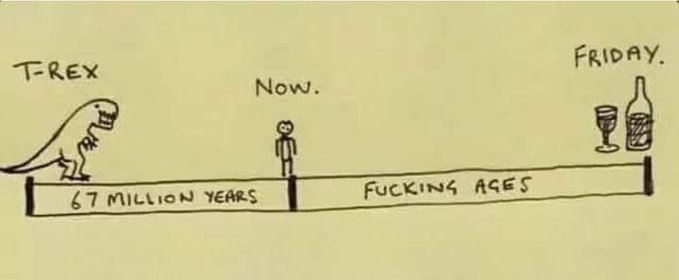 Hang on in there folks, nearly the weekend! 🦖🤓😂